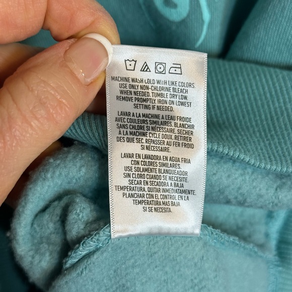 Spyder Fade Womens Pullover Hoodie Sweatshirt L Regular Long Sleeve Green - Picture 7 of 8